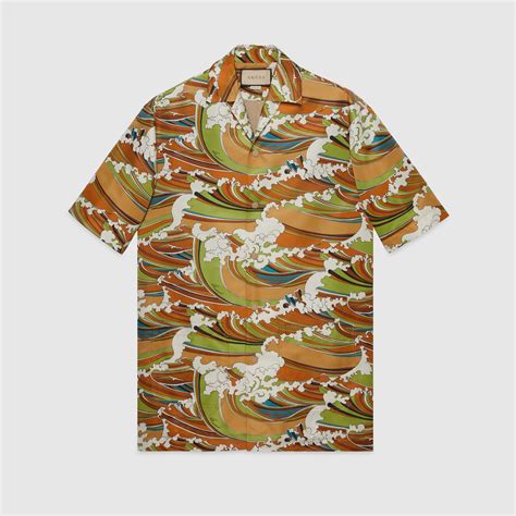 gucci bowling shirt fake|gucci button down shirt.